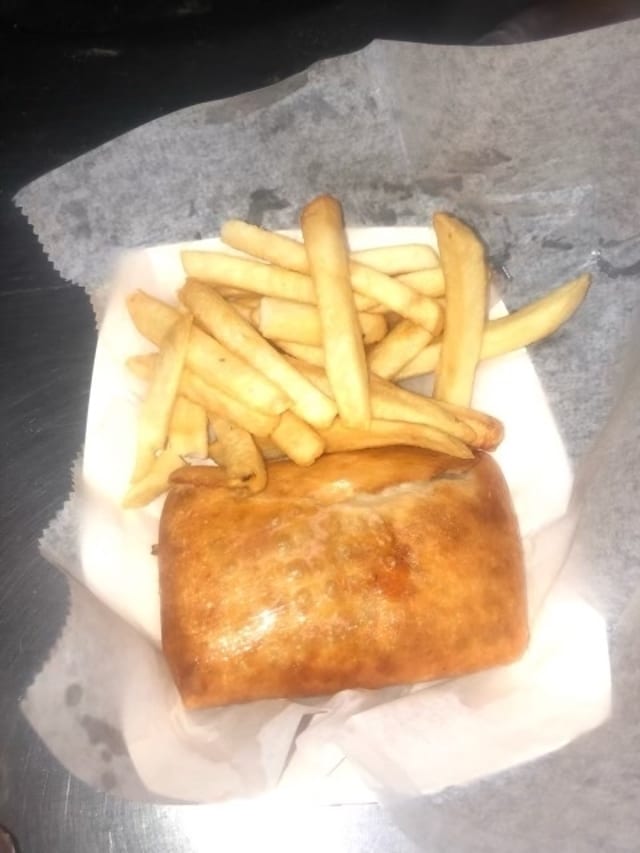 2 for $10 Pizza Puff With Fries.